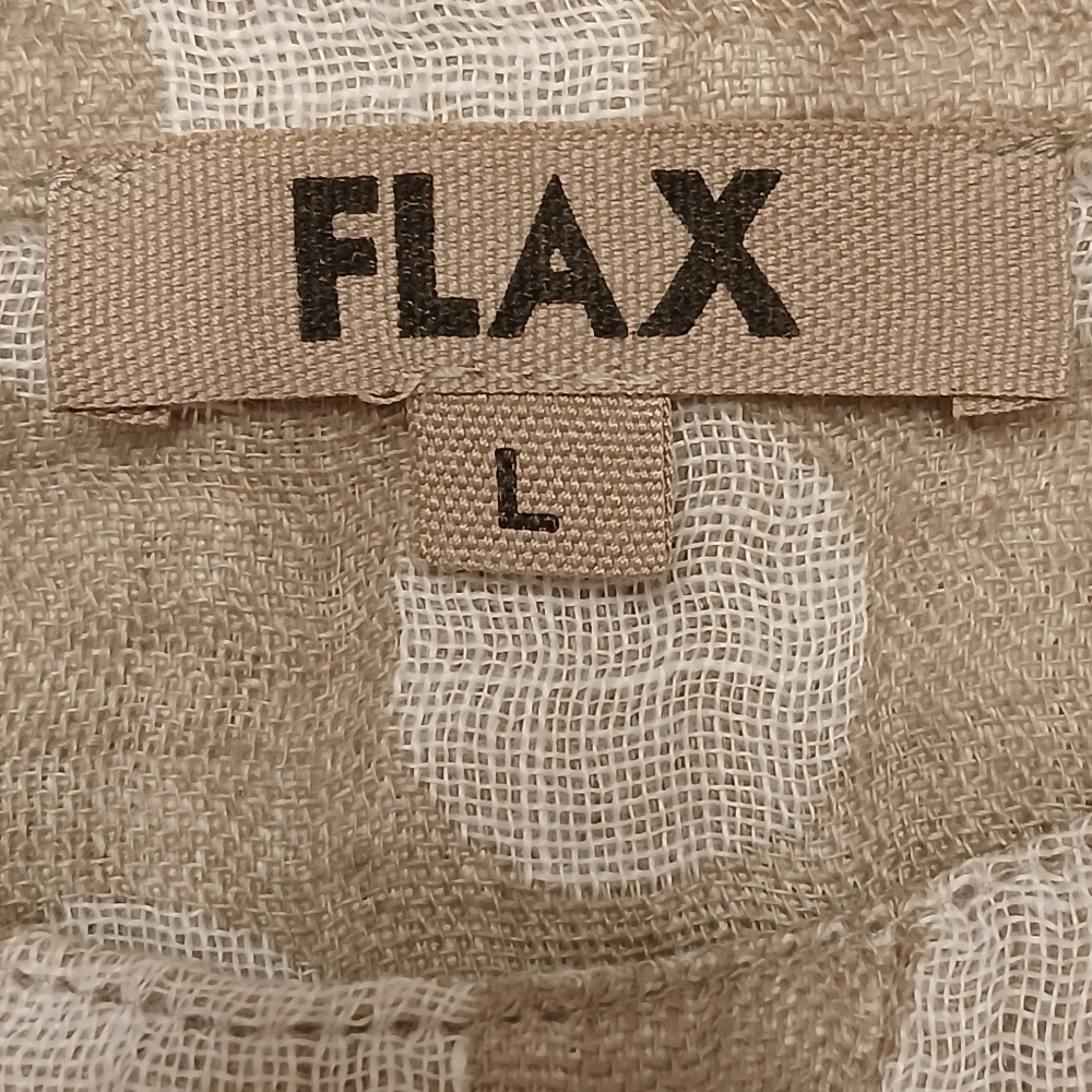 Flax White and Tan Polka Dot Blouse - Picture 15 of 16